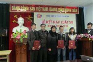 Lễ kết nạp luật sư Đợt 2 năm 2016