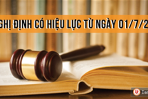 6 Nghị định có hiệu lực từ ngày 01/7/2016