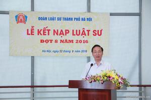 Lễ kết nạp luật sư Đợt 8 năm 2016