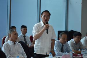 Ban Chủ nhiệm ĐLSHN làm việc với Thường trực Liên đoàn luật sư Việt Nam, đại diện các Uỷ ban, đơn vị trực thuộc Liên đoàn