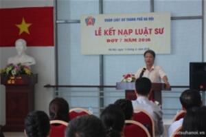 Lễ kết nạp luật sư Đợt 7 năm 2016