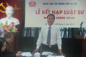 Lễ kết nạp luật sư Đợt 9 năm 2016