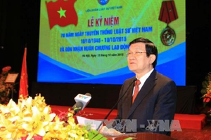 Lễ Kỷ niệm 70 năm Ngày truyền thống luật sư Việt Nam (10/10/1945 - 10/10/2015)