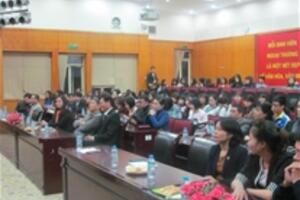 Chương trình giao lưu và trao học bổng cho sinh viên Khoa Luật trường ĐH Ngoại Thương