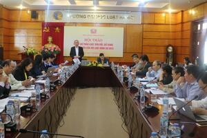 Đoàn luật sư TP Hà Nội tổ chức hội thảo góp ý kiến vào dự án Luật sửa đổi, bổ sung một số điều của BLHS năm 2015