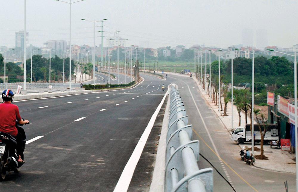 Nhiều vi phạm tại các dự án BT, BOT của Hà Nội Thanh tra Chính phủ chỉ ra sai phạm tại Dự án đường Lê Đức Thọ - Xuân Phương (Hà Nội) của Công ty CP Tasco. Ảnh: H. Lực